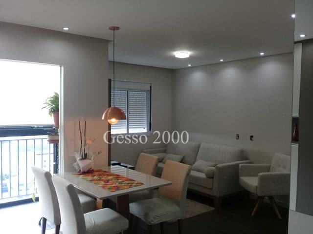 Forro moderno com pendente decorativo